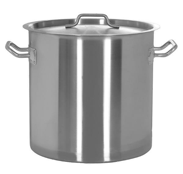 Котел 40л нерж. d=40см h=33см тройное дно с крышк. индукция Resto (Китай) | 3500