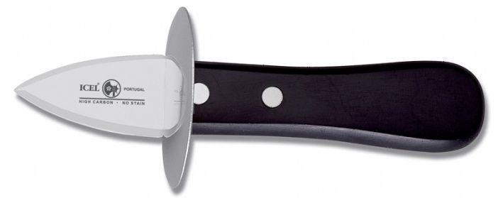 Нож для устриц и колки льда 50/155мм с ограничителем, ручка черная Icel | 27100.9933000.050