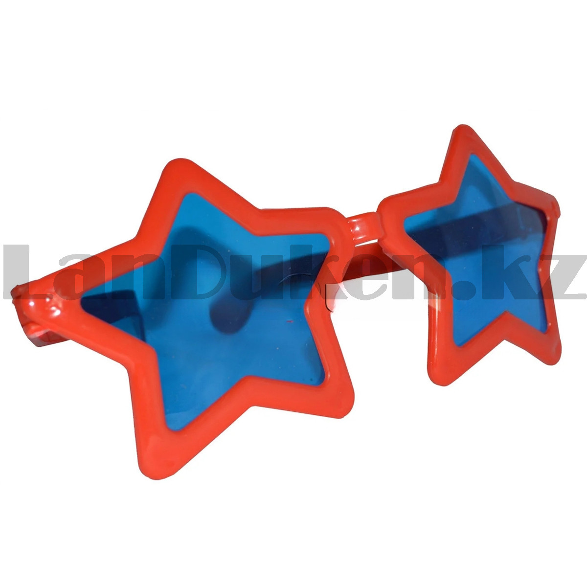 Большие карнавальные очки "Звезды" (красные) - фото 2 - id-p48486130