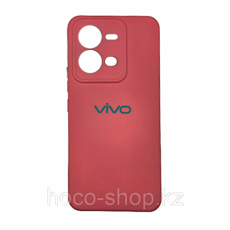 Чехол на Vivo V25 Fashion Case гель Малиновый