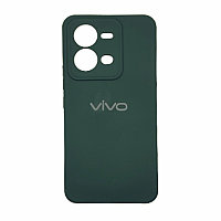 Чехол на Vivo V25 Fashion Case гель Тёмно-зелёный