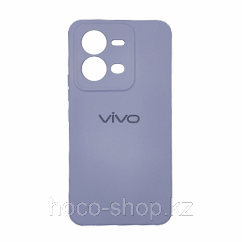 Чехол на Vivo V25 Fashion Case гель Сиреневый