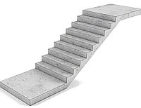 Лестничная ступень бетонная, маркировка: ЛС11