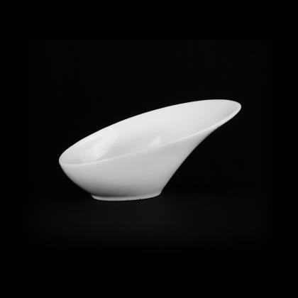 Салатник овальный 160мм 125мл скошенный край Классик Resto Фарфор (Китай) | 958фк