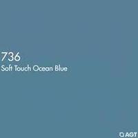 Мебельный фасад из МДФ 18мм Голубой океан матовый