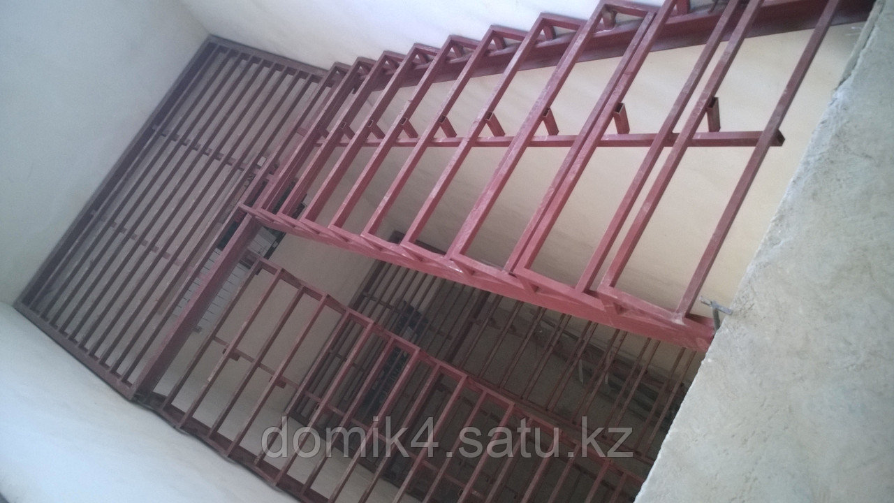Металлический каркас лестницы №3 - фото 1 - id-p107195436
