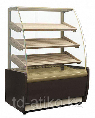 Витрина хлебная К70 N 1.3-2  LIGHT Bread 0012-0109 (без стекла) (Хлебная 1,3 Carboma)