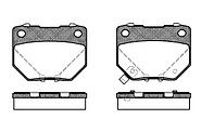 Тормозные колодки YOTO G-427(MD 1124M)(REMSA 365.21)