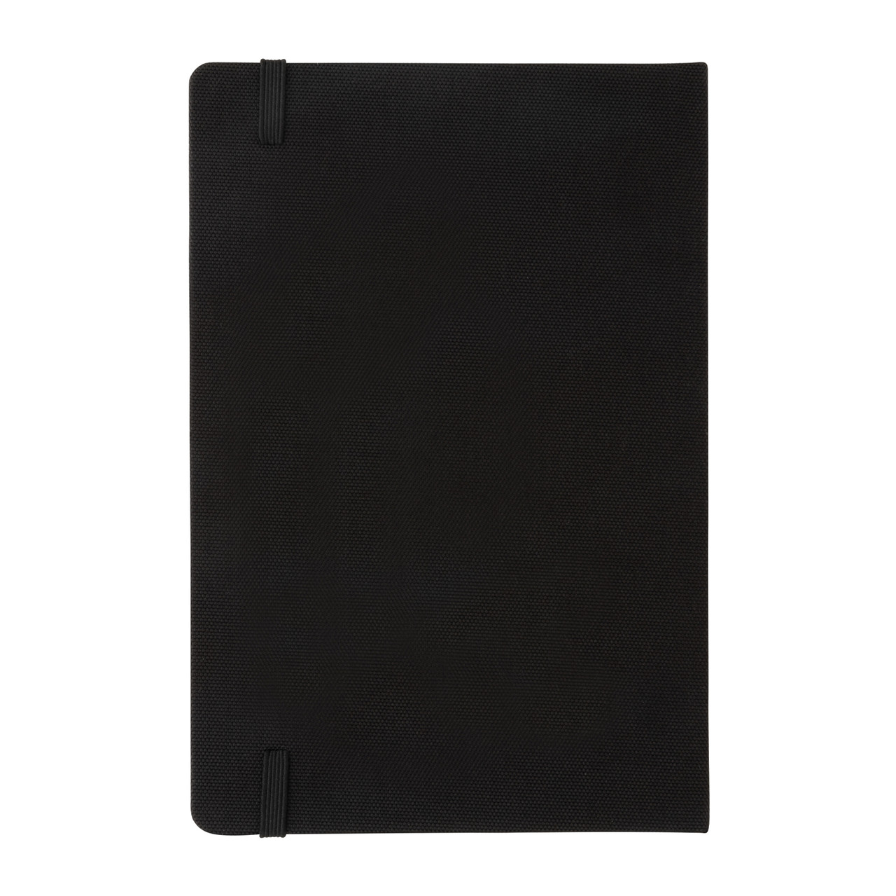 Блокнот с обложкой из rPET (стандарт GRS), А5, черный; черный, Длина 21,3 см., ширина 14,2 см., высота 1,5 - фото 5 - id-p107223404