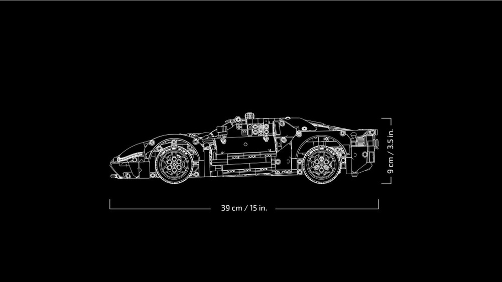 Lego 42154 Техник Ford GT - фото 8 - id-p107223639