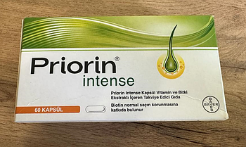 Витамины Bayer Приорин (Priorin) для волос 60 капсул
