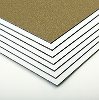 Алюминиевые композитные панели Grossbond (АЛЮКОБОНД), полиэстер, толщина 3 мм, стенка 0.3 мм, 1.22 х 4 м золотистый, 1220