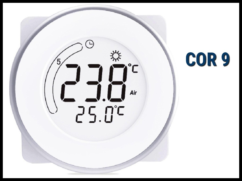 Терморегуляторы Welland для домашнего тёплого пола COR 9 - фото 1 - id-p107235144