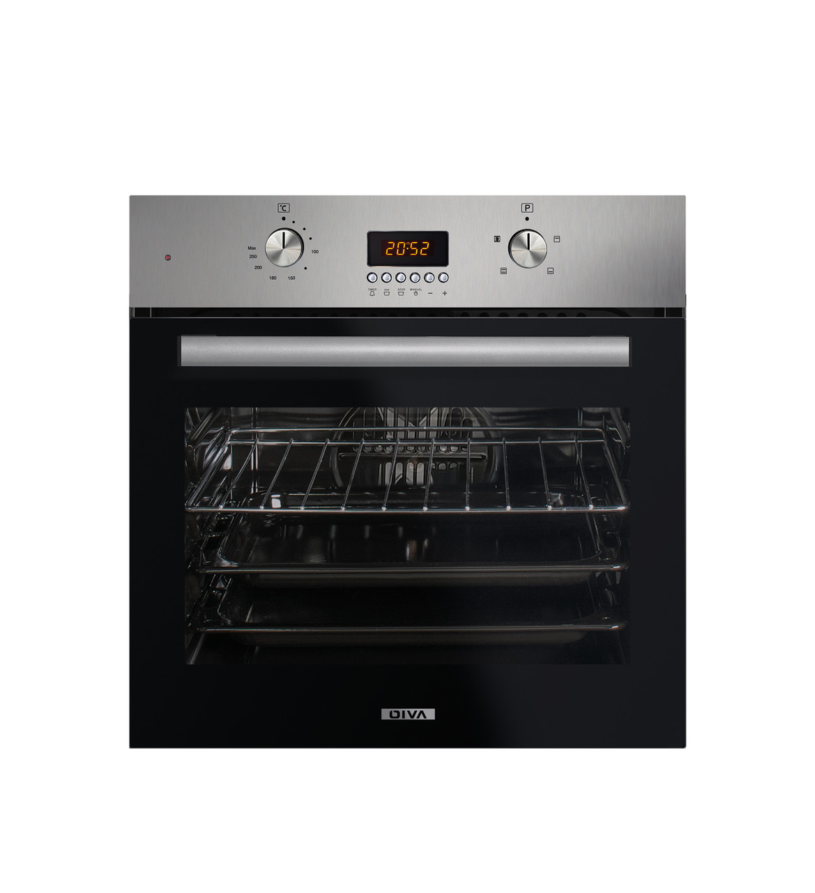 Встраиваемая духовка OIVA B66-SF3 (DT) INOX (id 107235730)