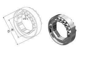 Кольцо ригельное RD60