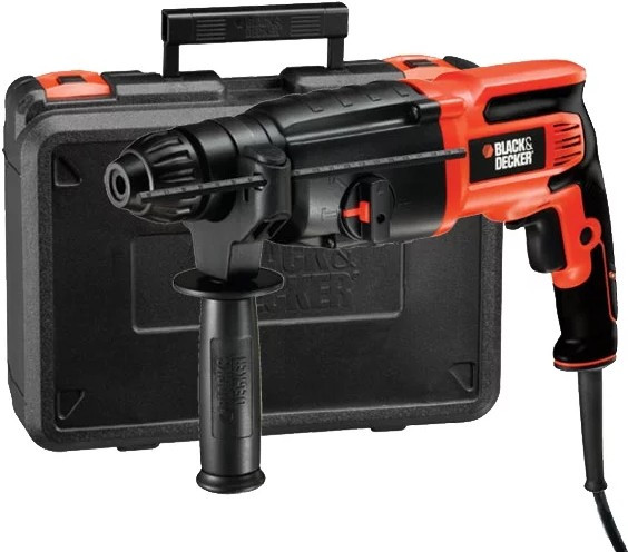 B&D, KD750KC, Перфоратор SDS+, 750Вт, 3 режима, 2,7 Дж