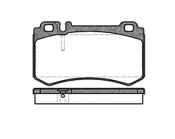 Тормозные колодки TEXTAR (T2347801)(REMSA 993.00)