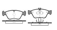 Тормозные колодки ICER 181115(REMSA 586.00)