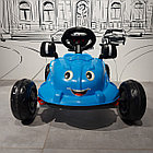 Веломобиль "Pilsan" Herby Car Blue. Детская педальная машинка. Цвет - Голубой., фото 8