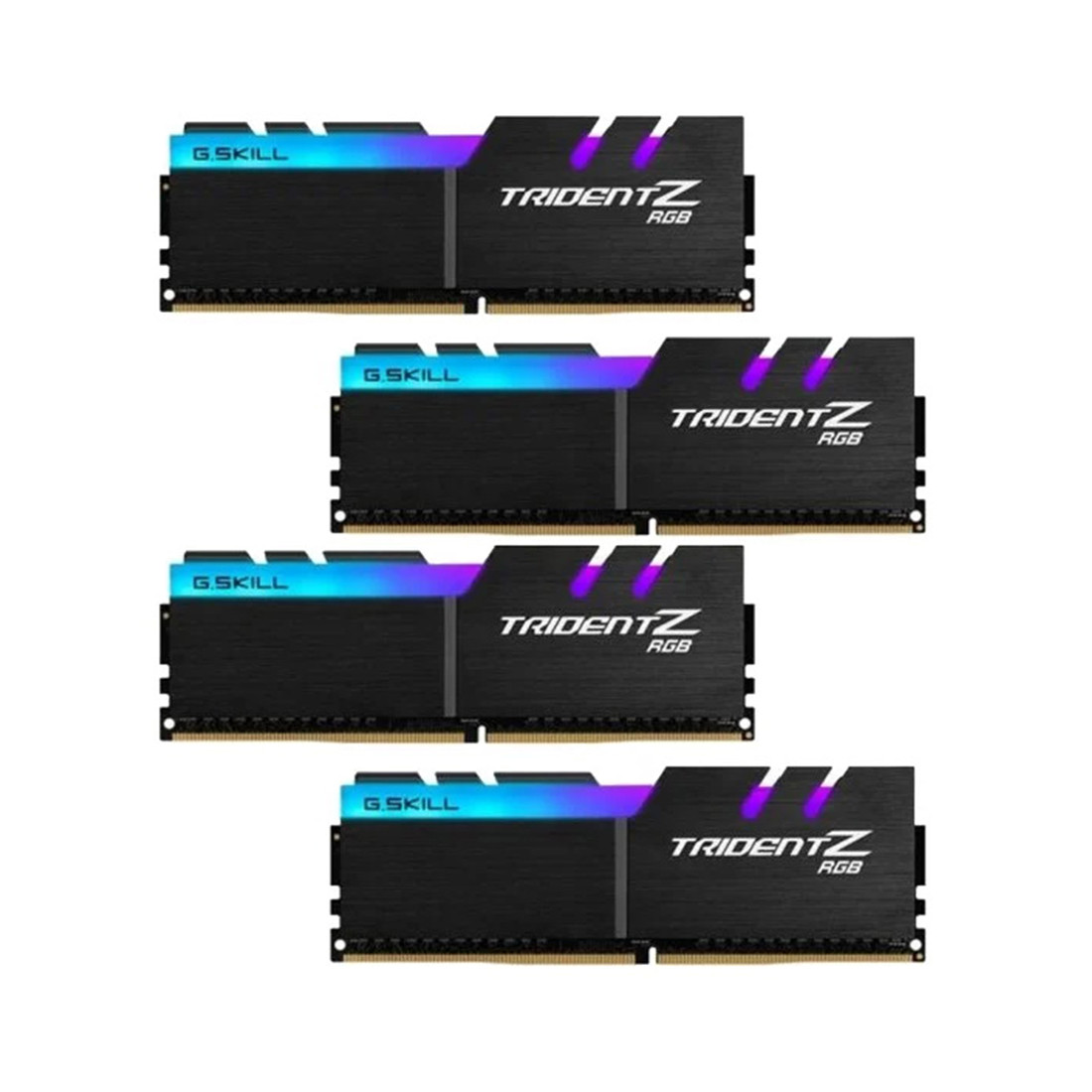 Комплект модулей памяти G.SKILL TridentZ RGB F4-3600C19Q-32GTZRB DDR4 32GB (Kit 4x8GB) 3600MHz 2-005709 - фото 2 - id-p107240358