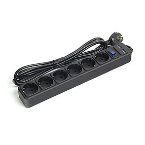 Сетевой фильтр SVC ZC6S-30M-USB 3 м. 220 в. 2-008751, фото 3