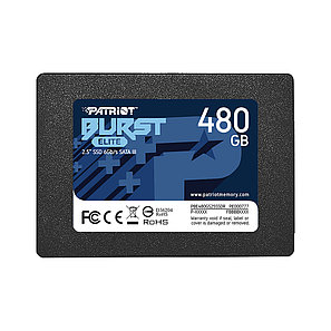 Твердотельный накопитель SSD Patriot Burst Elite 480GB SATA 2-001164 PBE480GS25SSDR, фото 2