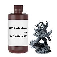 Фотополимерную смолу 405 nm UV Resin Grey 4 Kg ( Набор 4 шт ), фото 2