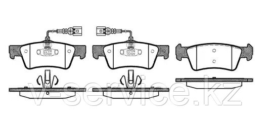 Тормозные колодки REMSA 1187 02-AF, фото 1