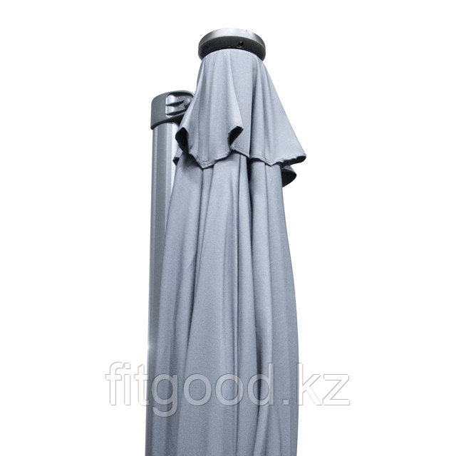 Зонт с подсветкой с утяжелителями Серый/черный (хамелеон) FitGood - фото 3 - id-p107242906