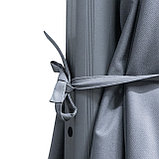 Зонт с подсветкой с утяжелителями  Серый/черный (хамелеон)  FitGood, фото 6