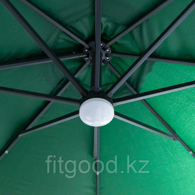 Зонт с подсветкой c утяжелителями Зеленый FitGood - фото 9 - id-p107242909