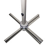 Зонт Banana квадратный (3х3м), в комплекте с 4-мя утяжелителями молочный, фото 7