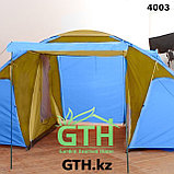 Просторная двухкомнатная палатка с тамбуром 4003. Доставка, фото 2