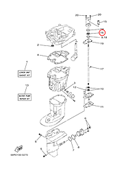 Крыльчатка Yamaha PARAGON Y F6 - F9.9 68T4435200