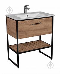 ШКАФ "LOFT-SCANDI" 65 СМ (НАПОЛЬНЫЙ) (SEVILYA) - в комплекте с умыв. "ARTE" 067300-U 65 СМ