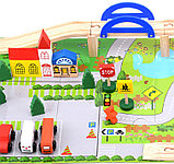 Детская деревянная железная дорога MB-001, фото 8