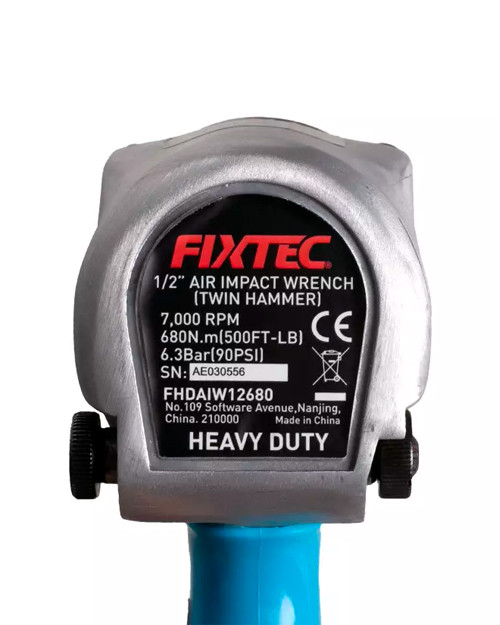 Воздушный ударный гайковерт FIXTEC FHDAIW12680 1/2 680NM 7000RPM - фото 5 - id-p107122193