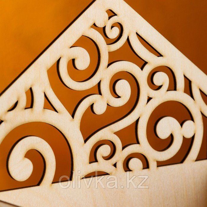Кашпо деревянное 18×6×20 см Конверт Радель "Дуновение", натуральный Дарим Красиво - фото 4 - id-p90398267