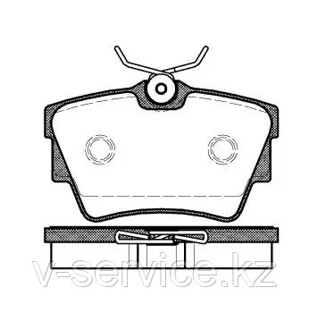 Тормозные колодки ROADHOUSE 591.10, фото 1