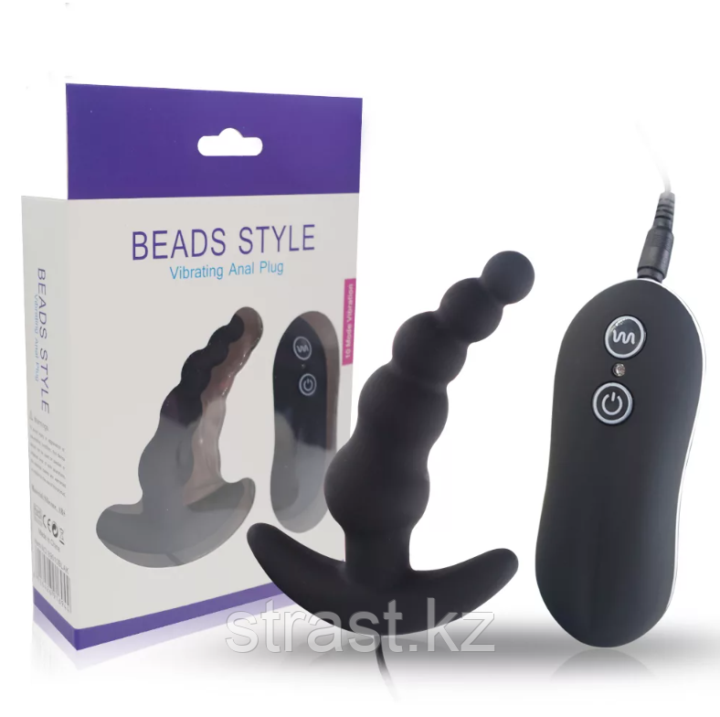 ВИБРОСТИМУЛЯТОР АНАЛЬНЫЙ BEADS STYLE VIBRATING ANAL PLUG