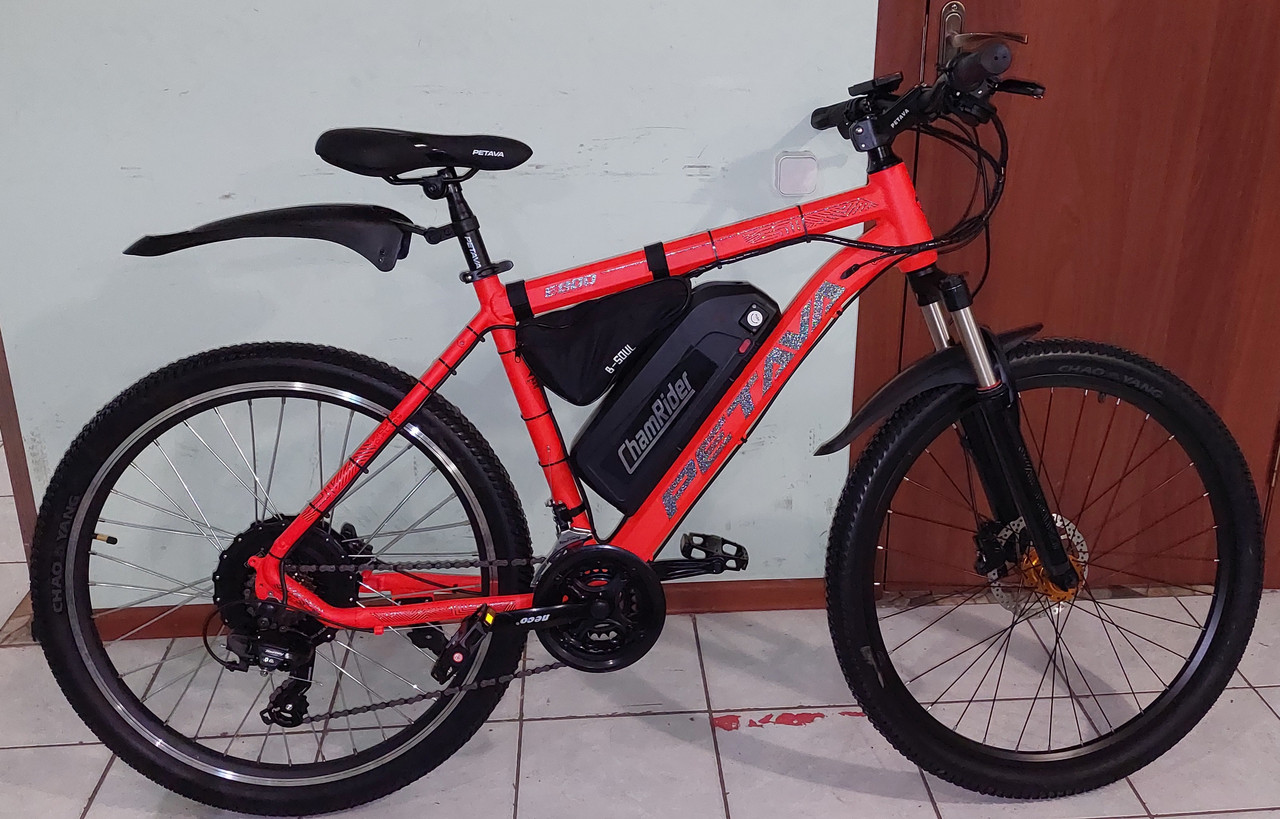 Электровелосипед 48v 1000w (max 1500 w), MXUS, редукторный, аккум. Li-ion 48v 24 A/H. Рама 19". Колеса 26".