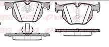 Тормозные колодки ICER 181685-202(REMSA 381 61)