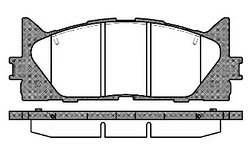 Тормозные колодки AKIKA AP- 1 (1233.00)