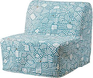 Кресло-кровать ЛИКСЕЛЕ/ЛЁВОС 188х80 см ИКЕА, IKEA, фото 2
