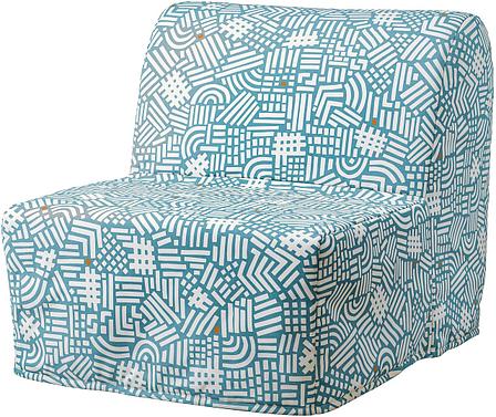 Кресло-кровать ЛИКСЕЛЕ/ЛЁВОС 188х80 см ИКЕА, IKEA, фото 2