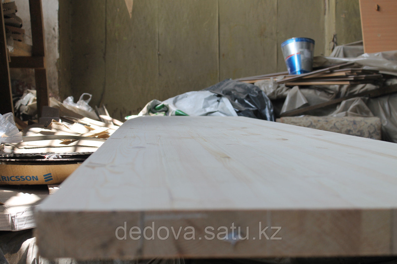 Мебельный щит  толщина 40 мм, сосна, сорт В