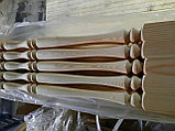 Балясина (столб начальный для лестниц, опорный) Англия 80*80*1200 мм сосна, сорт В, фото 2