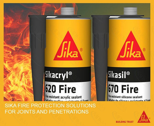 Sikasil®-670 Fire Противопожарный шовный герметик, фото 4