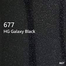 Мебельный фасад из МДФ 18мм Черная Галактика