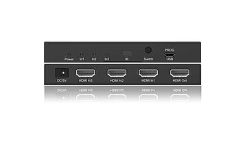 Переключатель HDMI FoxunHD 3x1 — поддержка 4K@60HZ 4:4:4/CEC/IR